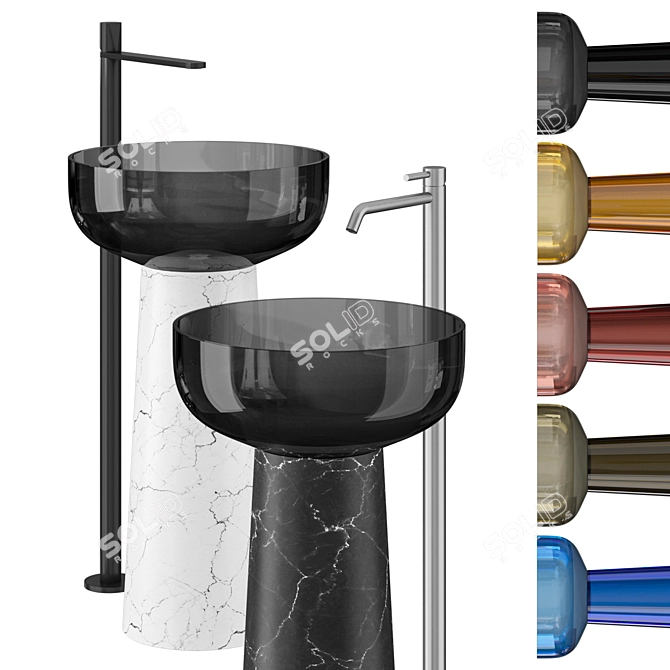 Precious Reflections Sink by Albume 3D model image 2