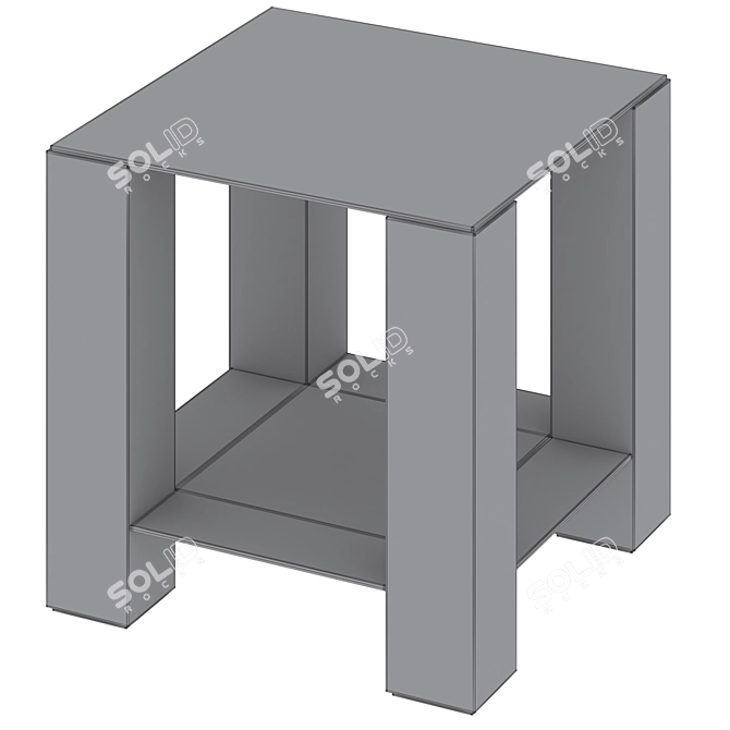 Bleeker Coffee Table COCO REPUBLIC 3D model image 5