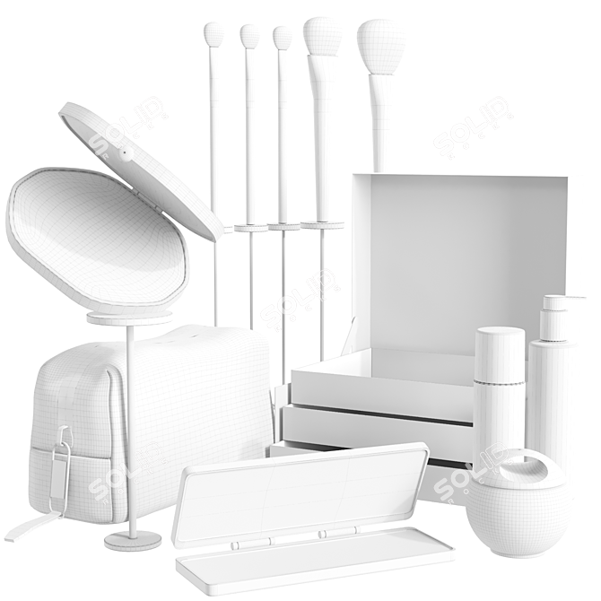 Luxury Cosmetic Set 3D Models 3D model image 2