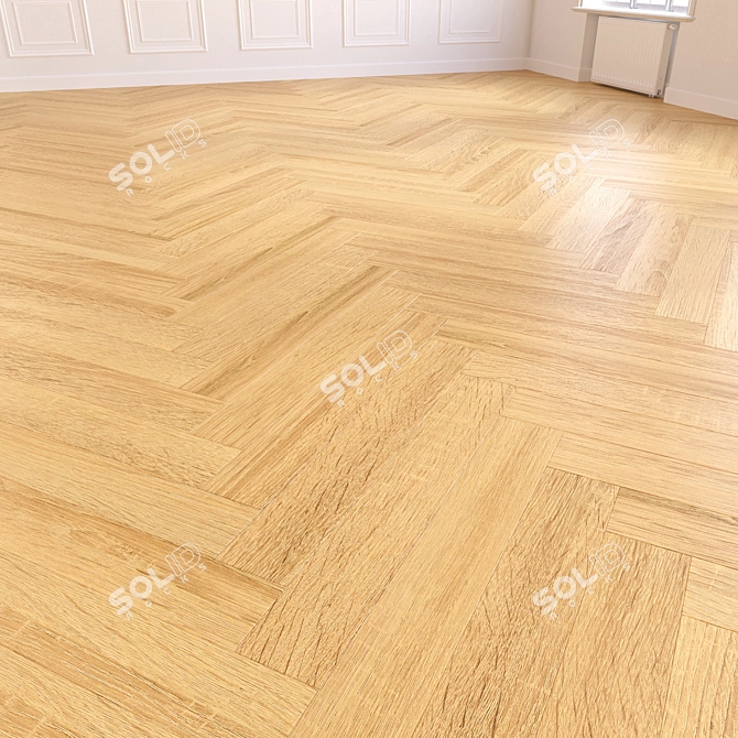 Modular Flooring 3D Model 3D model image 4