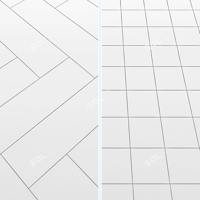 Modular Flooring 3D Model 3D model image 7