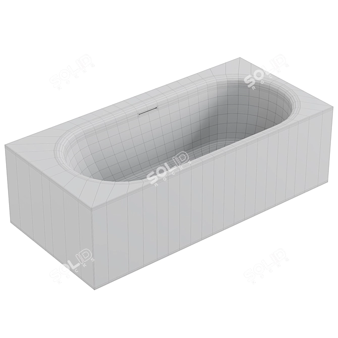 Riho Madrid Stone Bathtub 180x85 3D model image 2