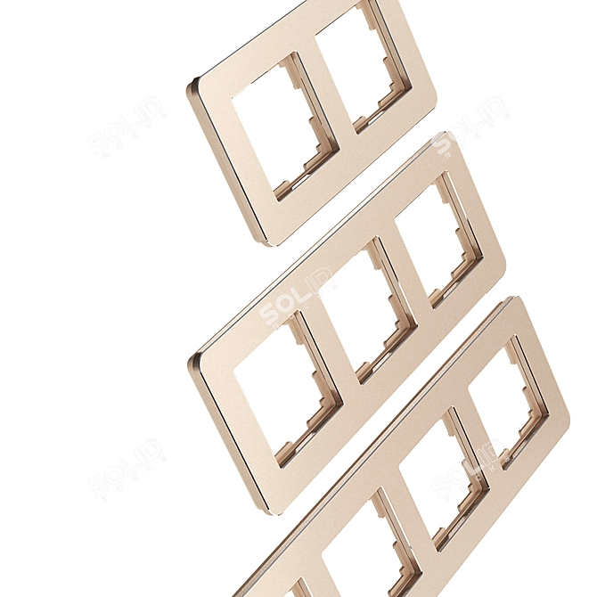 Werkel Platinum Metal Frames 3D model image 2