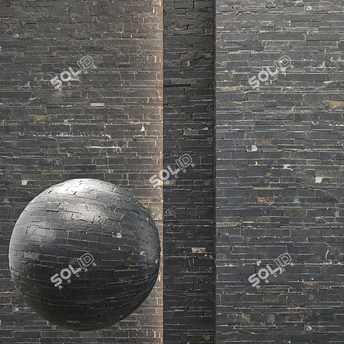 Seamless Stone Texture Pack 3D model image 1