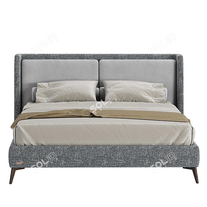 Luxury Bond Bed 1868x2280x1040 3D model image 3