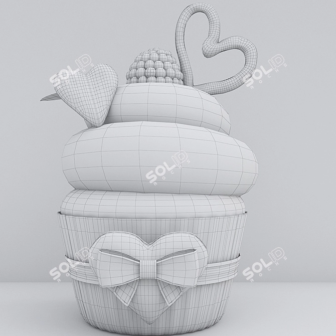 Valentine Sweet Treats 3D Models 3D model image 5