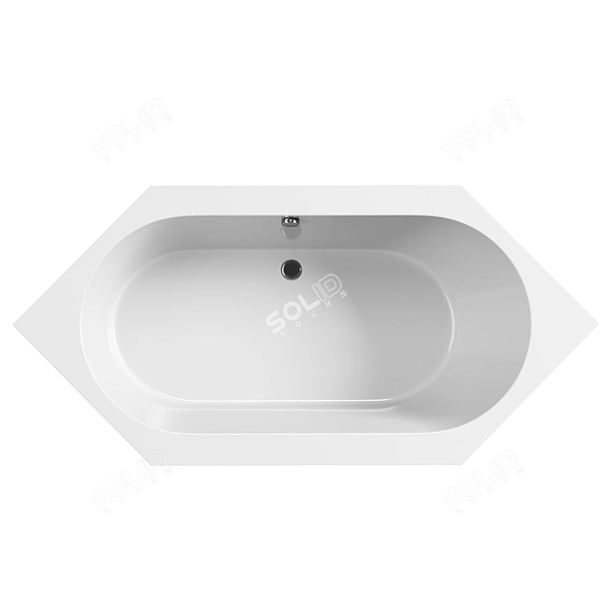  Riho Kansas Acrylic Bathtub 3D model image 2