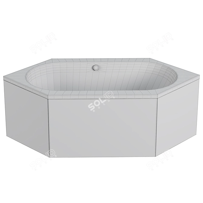  Riho Kansas Acrylic Bathtub 3D model image 3