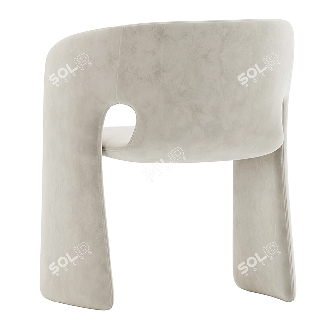 Elegant Celeste Dining Chair Roche Bobois 3D model image 5