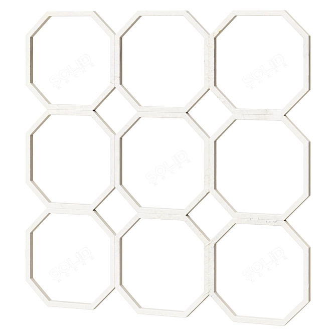 Metal Wall Sculpture Art Decor 3D model image 1