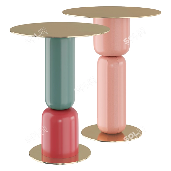 DEPRIMO COLOR Coffee Table 3D model image 1