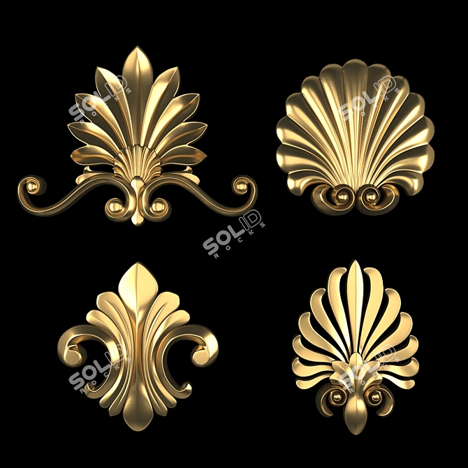 3D Max Rendered Ornament 28 3D model image 1