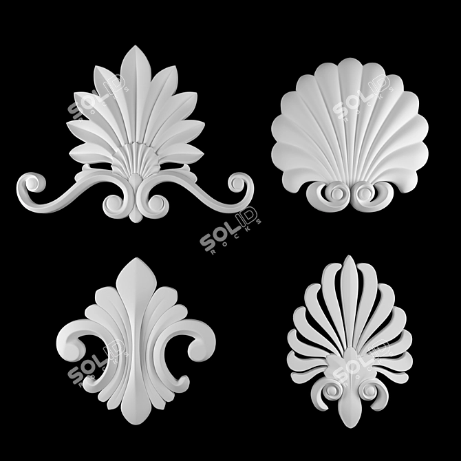 3D Max Rendered Ornament 28 3D model image 2