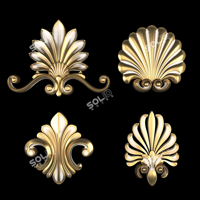 3D Max Rendered Ornament 28 3D model image 3