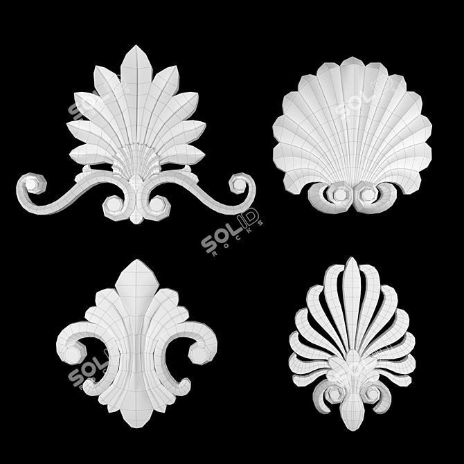 3D Max Rendered Ornament 28 3D model image 4