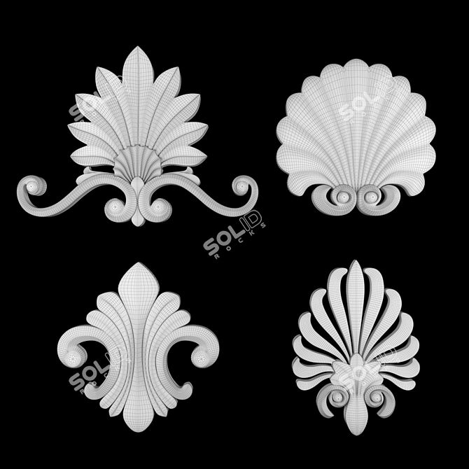 3D Max Rendered Ornament 28 3D model image 5