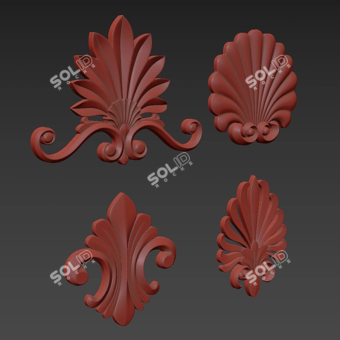 3D Max Rendered Ornament 28 3D model image 6