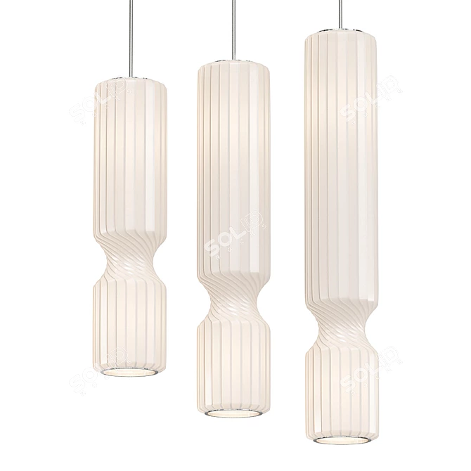 Sleek Design Lighting Fixture 3D model image 1