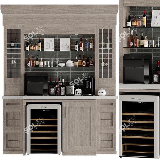 Ultimate Home Bar Experience 3D model image 1