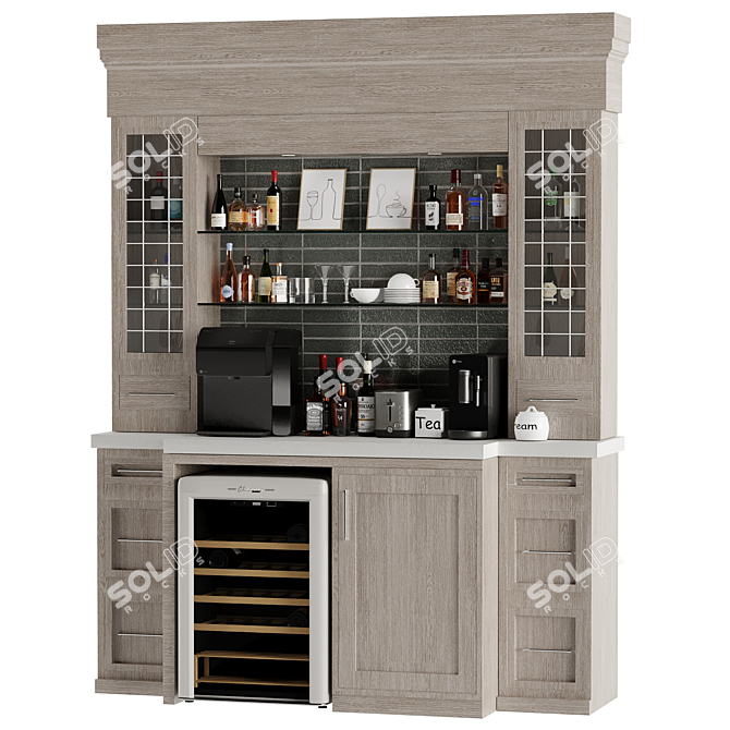 Ultimate Home Bar Experience 3D model image 2