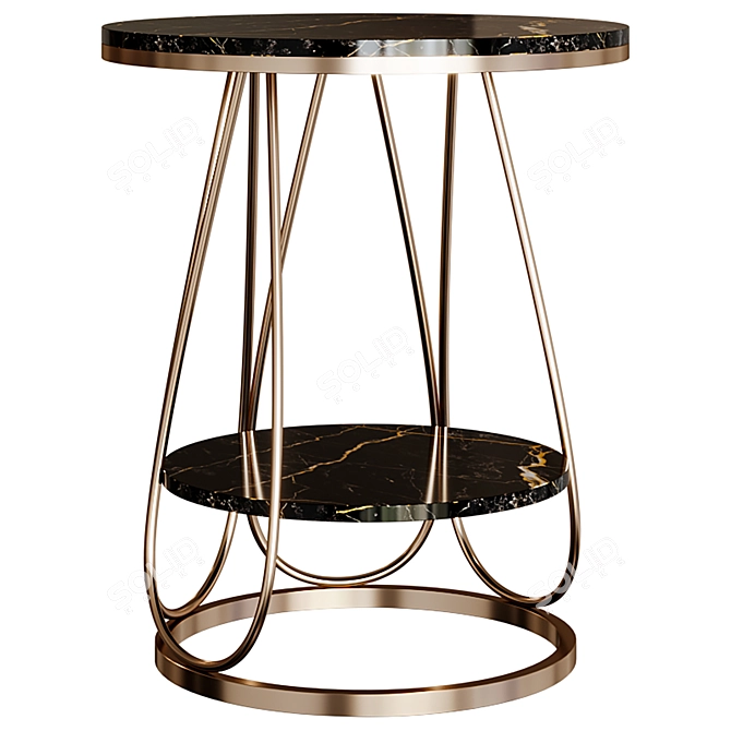 Yikahome Bergamo Coffee Table 3D model image 2