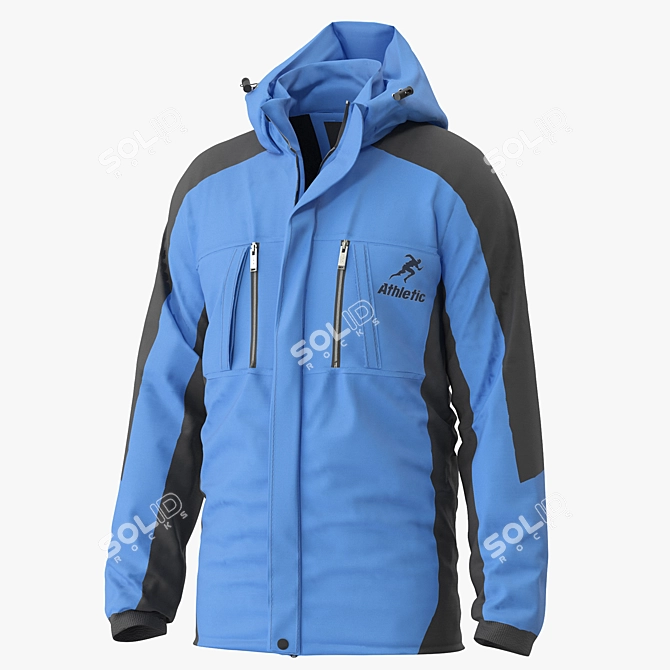 Mountain Pro Waterproof Jacket 3D model image 3