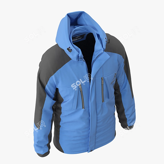 Mountain Pro Waterproof Jacket 3D model image 4