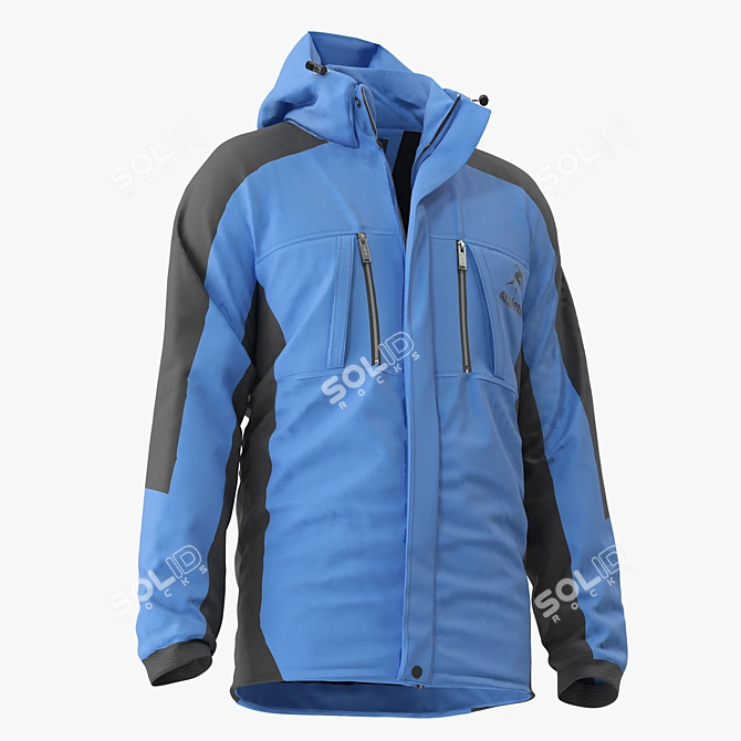 Mountain Pro Waterproof Jacket 3D model image 5