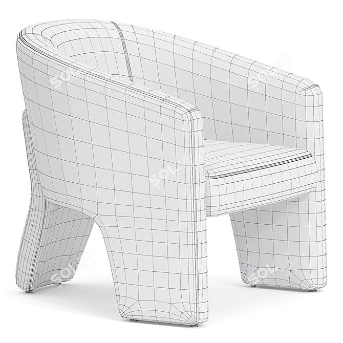 Modern Fae Armchair 2014 Edition 3D model image 5