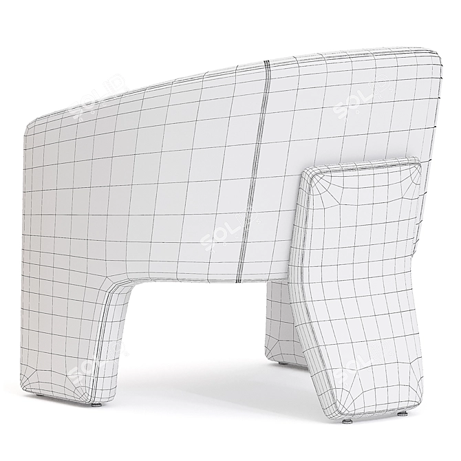 Modern Fae Armchair 2014 Edition 3D model image 6