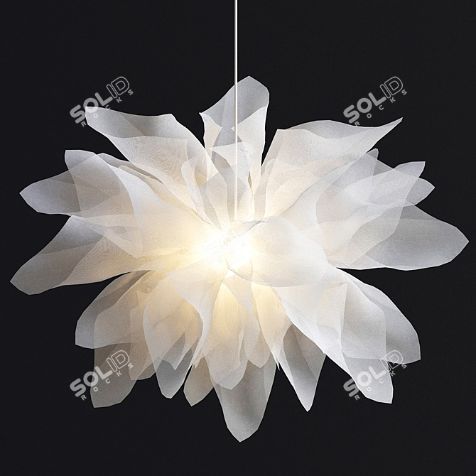 Handcrafted Fluo FL04 Pendant by Arturo Alvarez 3D model image 1