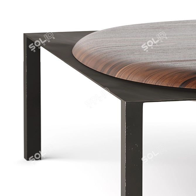 Title: Modern Split Coffee Table 3D model image 5