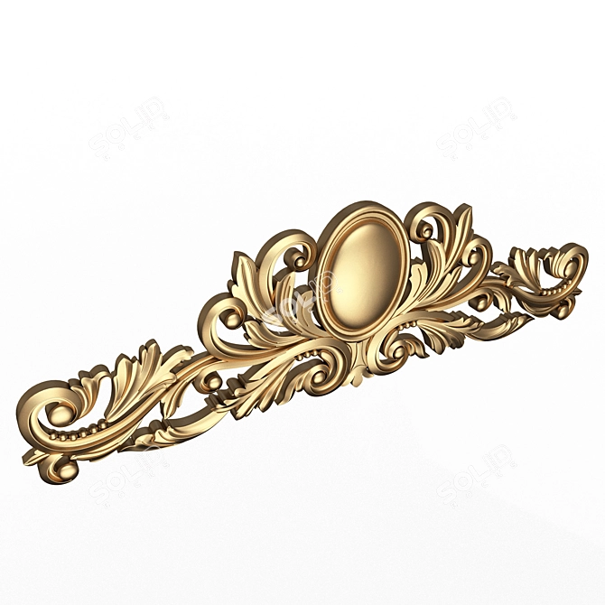 Elite Plaster Molding Decoration 3D 3D model image 2