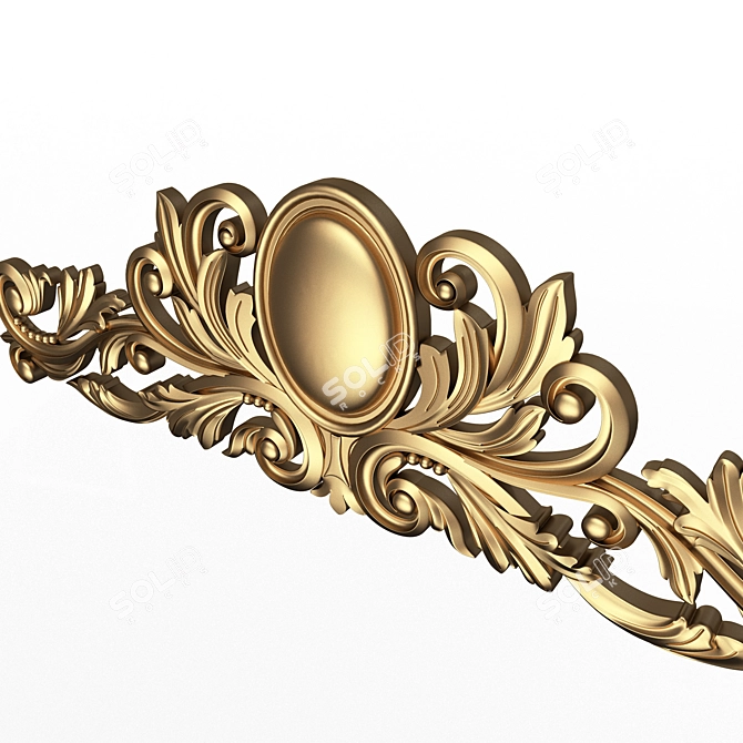 Elite Plaster Molding Decoration 3D 3D model image 3