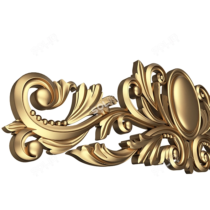 Elite Plaster Molding Decoration 3D 3D model image 4