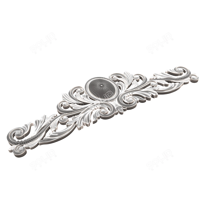 Elite Plaster Molding Decoration 3D 3D model image 6