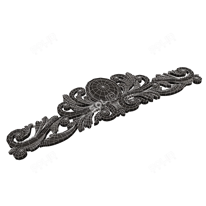 Elite Plaster Molding Decoration 3D 3D model image 7