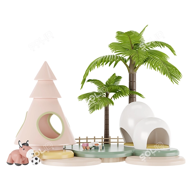 Child's Dream Set: 3D Toys 3D model image 1