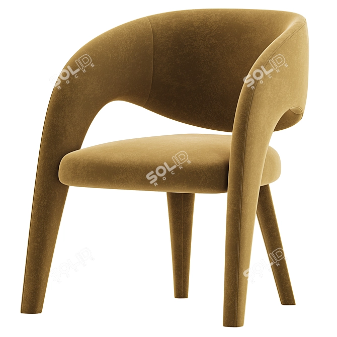 Modern Handcrafted Laurence Chair 1stdibs 3D model image 2
