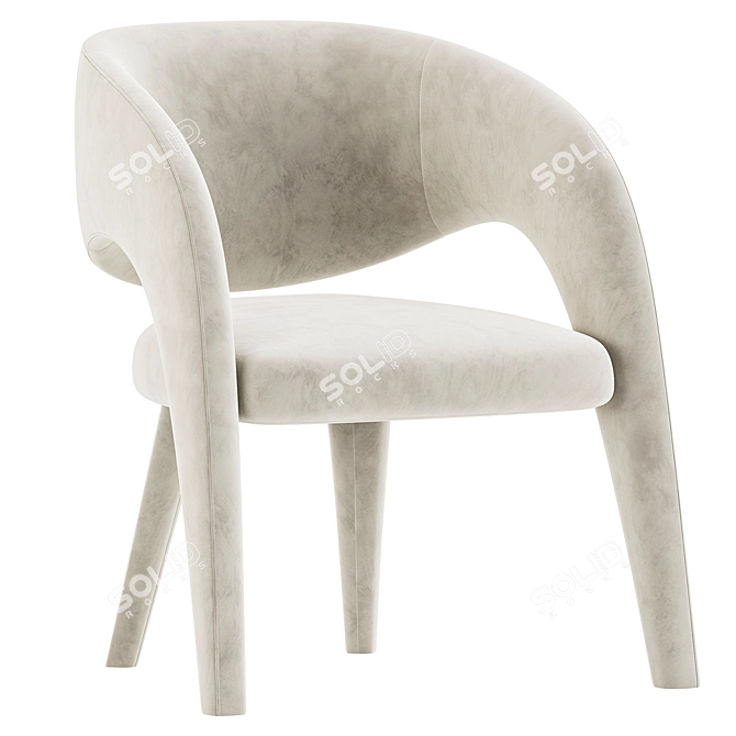 Modern Handcrafted Laurence Chair 1stdibs 3D model image 3