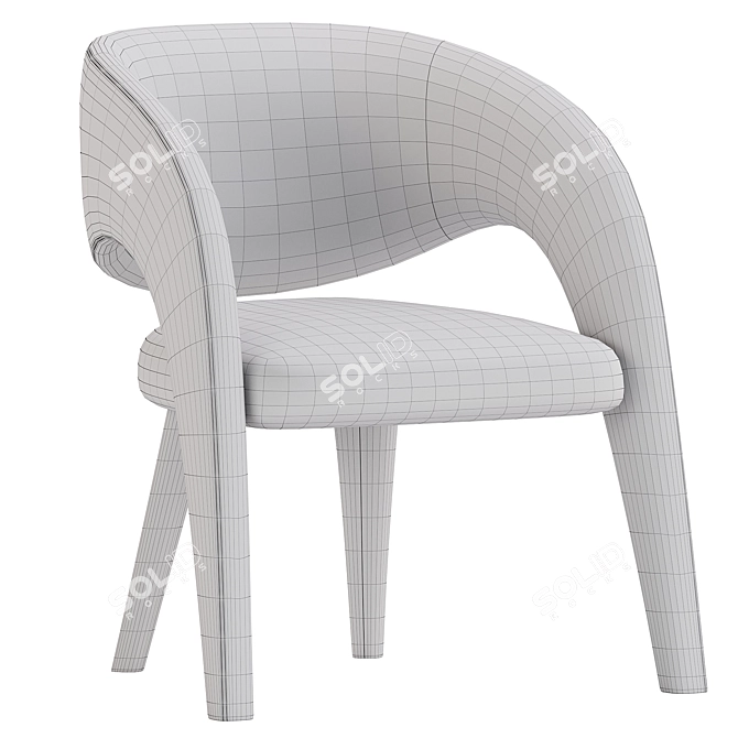 Modern Handcrafted Laurence Chair 1stdibs 3D model image 5