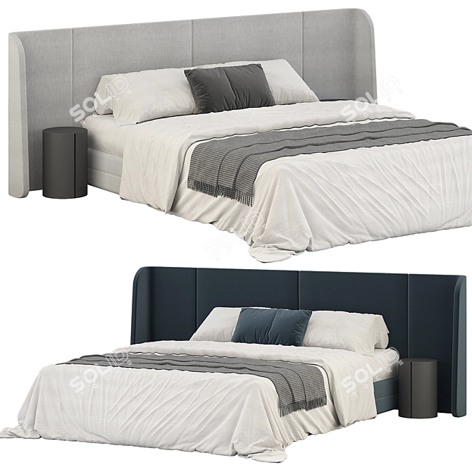 Modern Highwall Lori Bed 3D model image 2