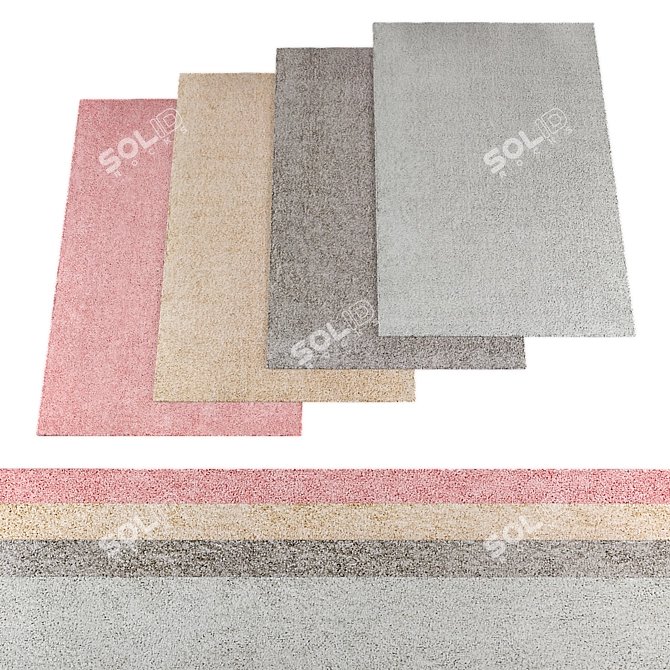  High-Resolution Rug Textures Set 3D model image 1