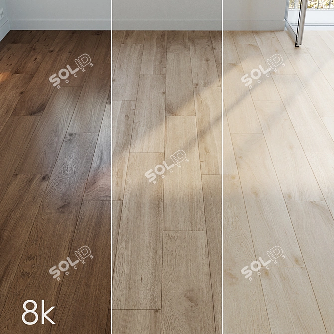 Ultimate Wood Parquet Set 8K 3D model image 1