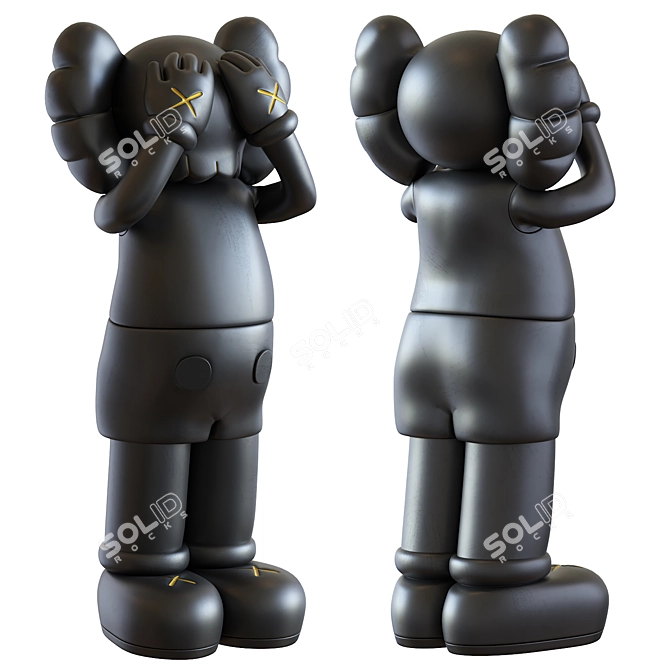  KAWS Holiday Sculpture Model for 3D Max 3D model image 3