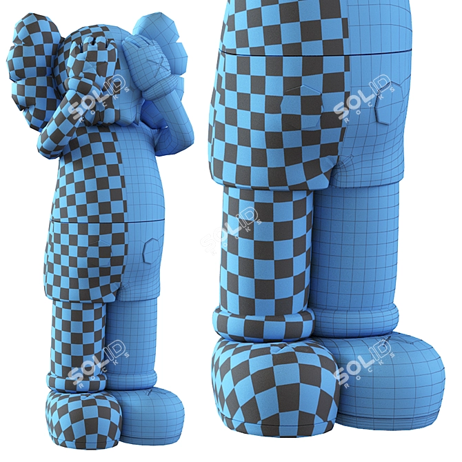  KAWS Holiday Sculpture Model for 3D Max 3D model image 7