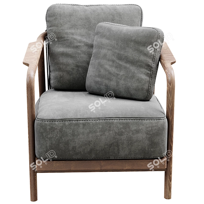 Modern Crono Flexform Seating 3D model image 3