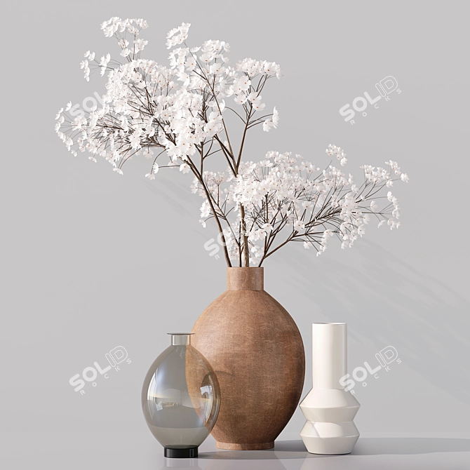 Premium Indoor Plant Collection 3D 3D model image 3