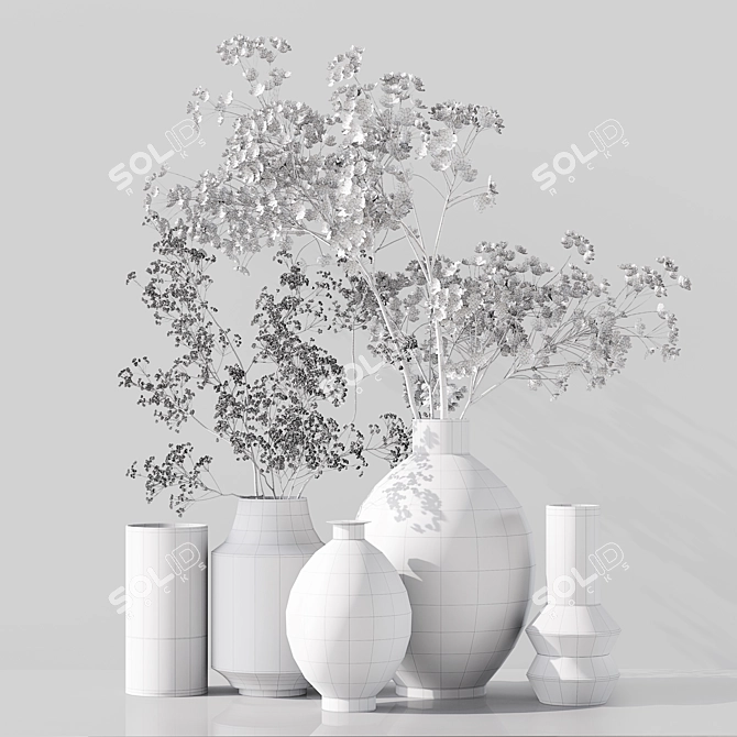 Premium Indoor Plant Collection 3D 3D model image 4