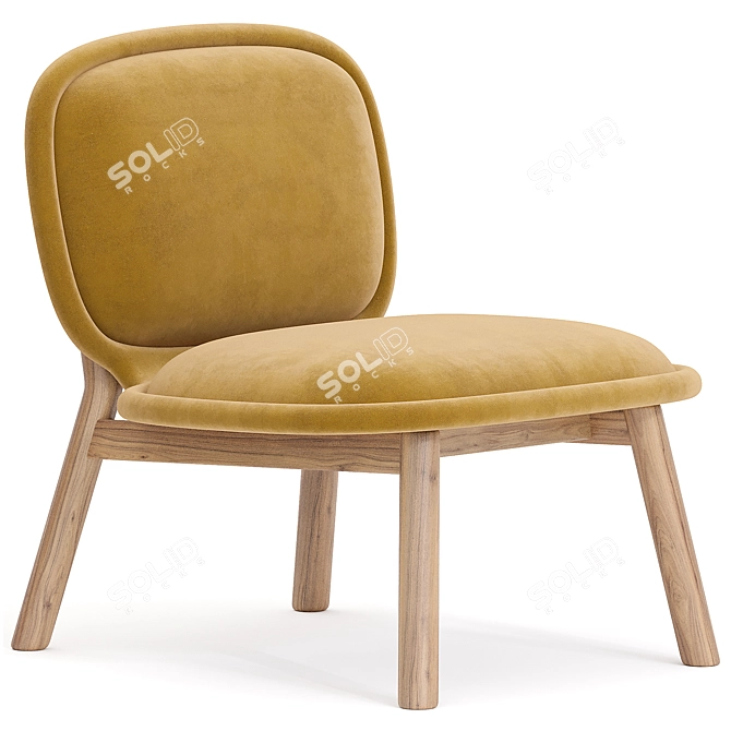 Elegant Crueso Armchair- 3D Model 3D model image 2